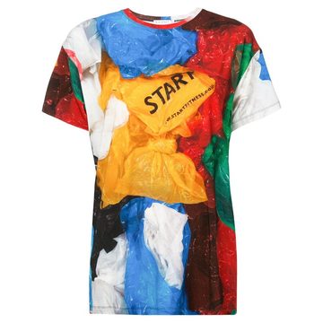 plastic bag print T-shirt