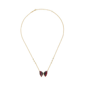 Tourmaline Butterfly Necklace