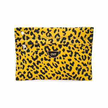 leopard print clutch bag