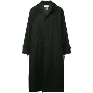 oversized single breasted coat