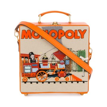 'Monopoly Train' clutch bag