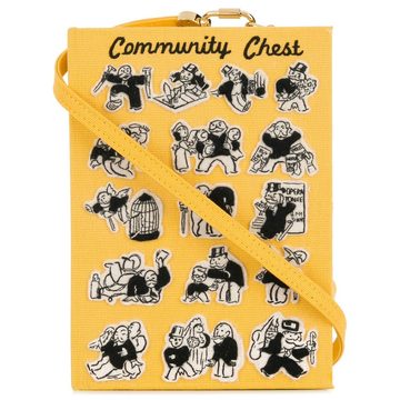 'Community chest' clutch bag