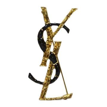 Saint Laurent Opyum Ysl Crocodile Brooch