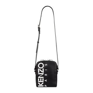 Leather Logo Appliqué Cross Body Bag