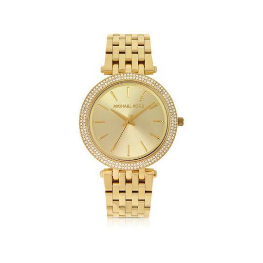 Michael Kors Mid-size Golden Stainless Steel Darci Women's Watch展示图