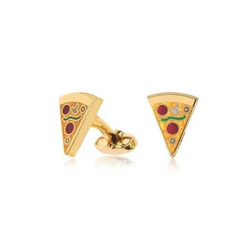 Paul Smith Pizza Slice Golden Cufflinks