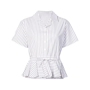 striped short-sleeve shirt