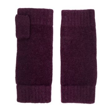 finger-less knitted gloves