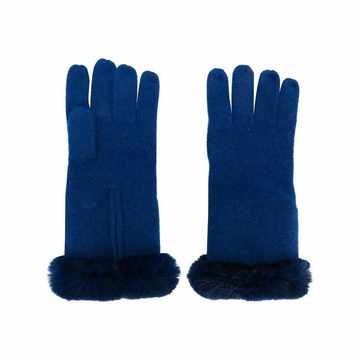 fur trim gloves