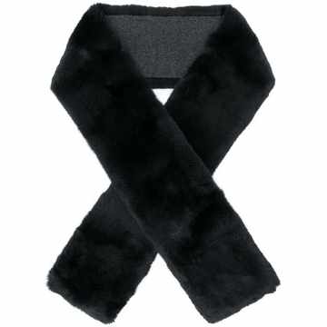 long scarf with cashmere details