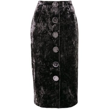 velvet pencil skirt