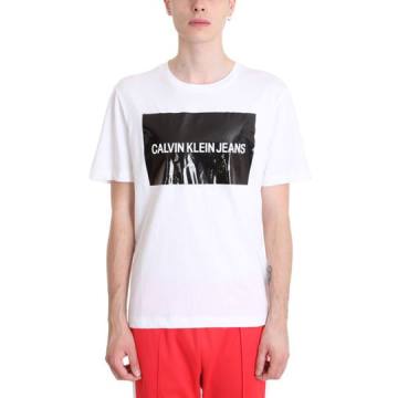 Calvin Klein White Cotton T-shirt