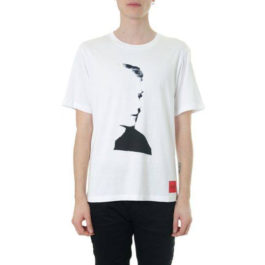 Calvin Klein White Andy Warhol Portrait Cotton T-shirt展示图