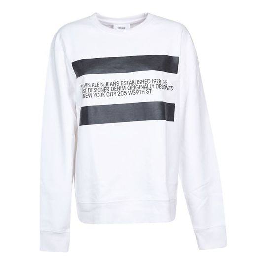 Calvin Klein Est.1978 Designer Bio Print Sweatshirt展示图