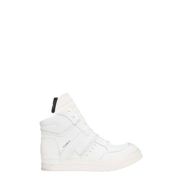 Cinzia Araia White Leather Sneakers