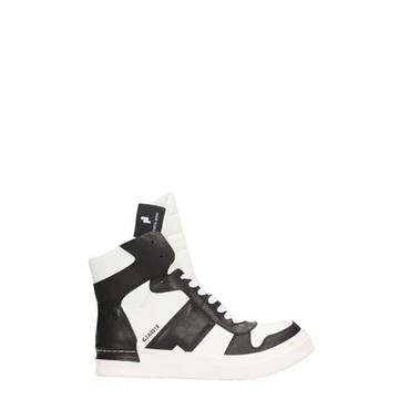 Cinzia Araia Black/white Leather Sneakers