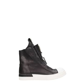 Cinzia Araia Black Leather High Top Sneakers