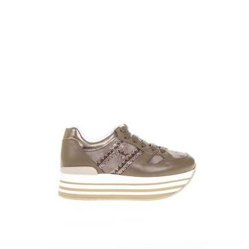 Hogan Hight Mud Suede Leather Shoes