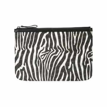 zebra printed clutch