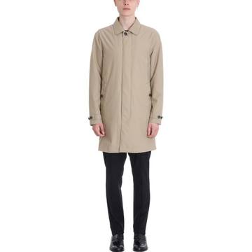 Z Zegna Beige Poliester Trench