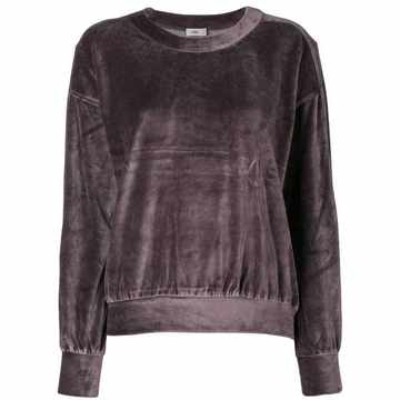 velour sweatshirt