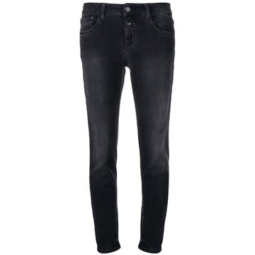 mid-rise skinny jeans