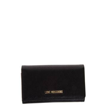 Love Moschino Black Faux Leather Wallet
