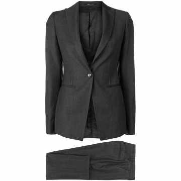 slim-fit trouser suit