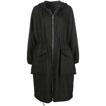 zipped up parka