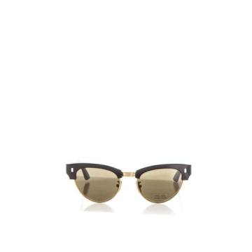 Celine Round Sunglasses In Acetate With Mineral Glass Lenses