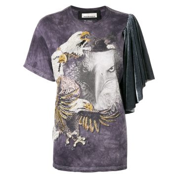 eagle embroidered T-shirt