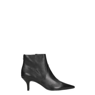 Steve Madden Rome Black Calf Leather Ankle Boots