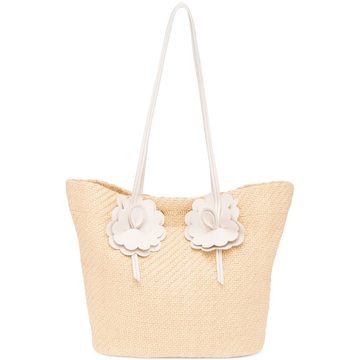 woven strap tote