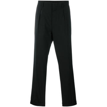 cropped tailored trousers