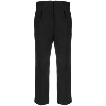 cropped tailored trousers