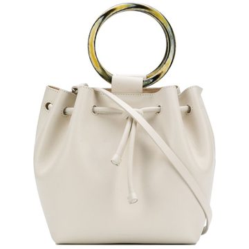 wax cord hoop shoulder bag