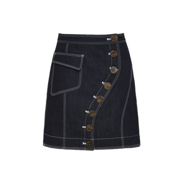 Golding denim mini skirt