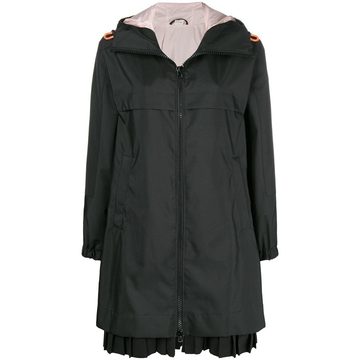 hooded raincoat