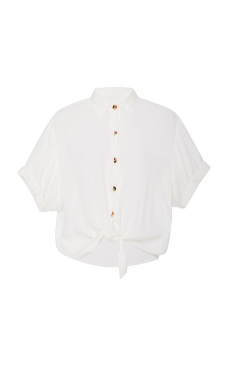 Rio Cropped Button Up Shirt展示图