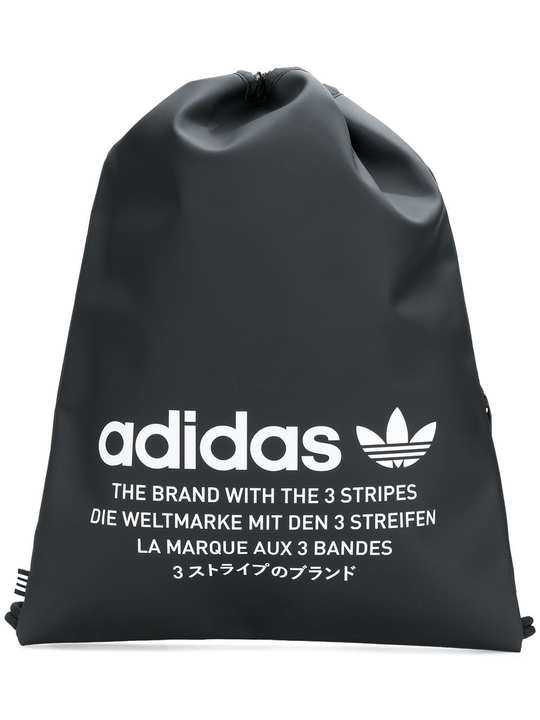 logo print drawstring backpack展示图