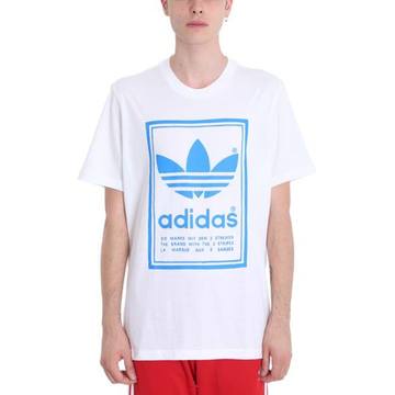 Adidas Vintage White Cotton T-shirt