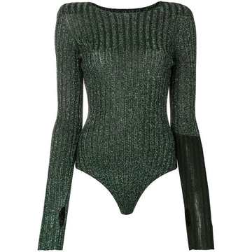 lurex knitted body