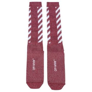 Off White Diag Sock