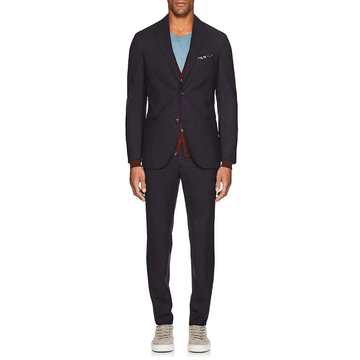 "K Suit" Virgin Wool Two-Button Suit