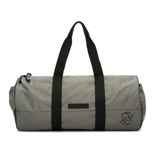 Grey Eco Nylon Sports Bag展示图