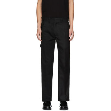 Black Bicolor Trousers