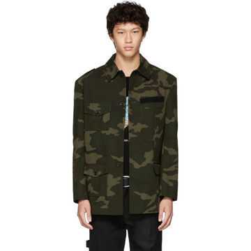 Green Camo Hybrid Jacket