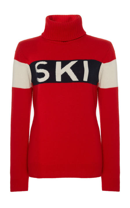 Ski Intarsia-Knit Wool Sweater展示图