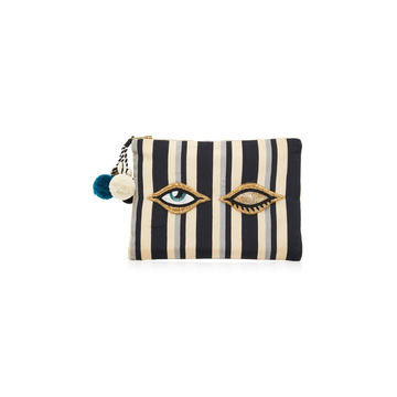 Striped Soma Pouch with Winking Eye