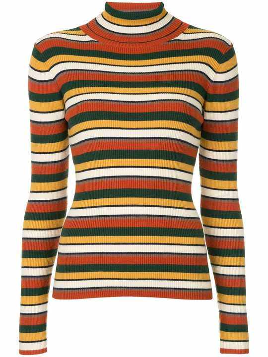 striped roll neck jumper展示图